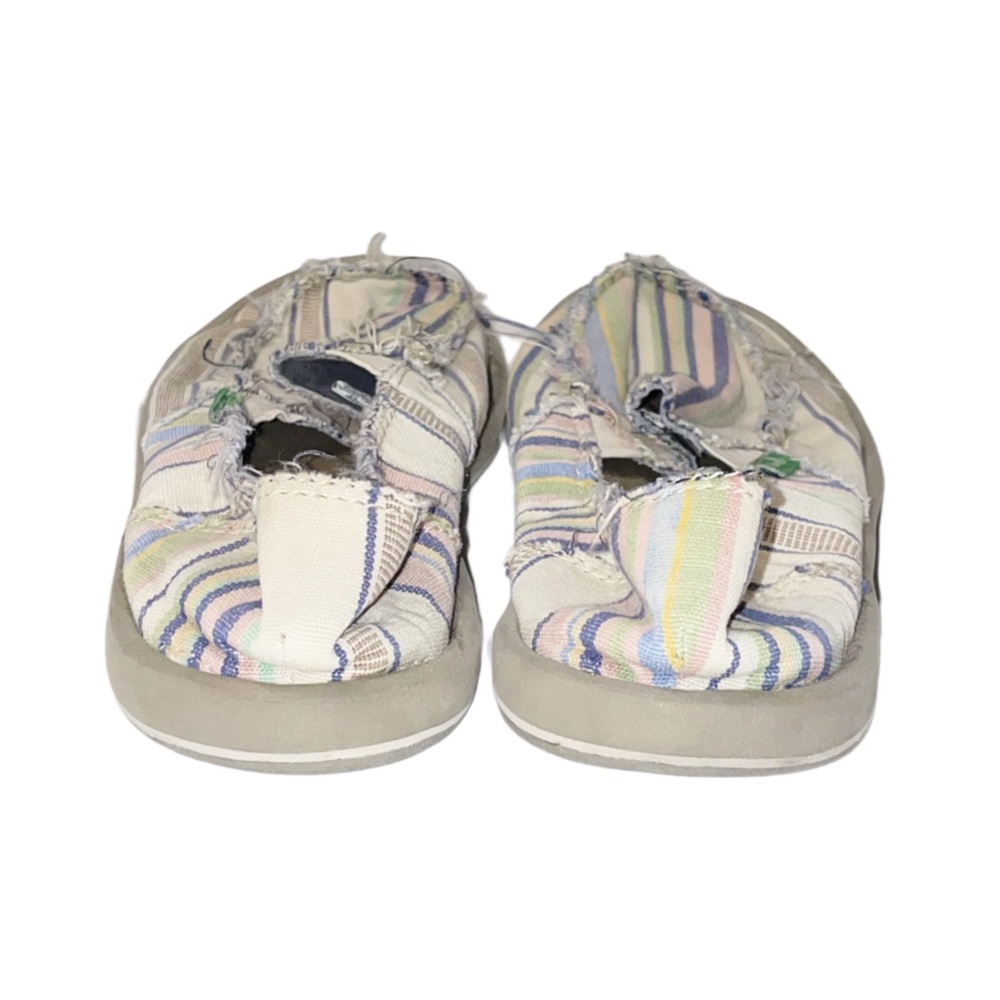 SANUK Women's Striped Slip On Loafers Size 6 - Picture 6 of 10